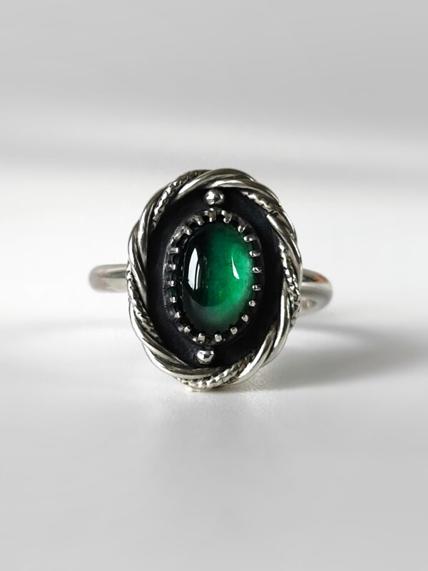 Bague réglable • Tourmaline verte – Image 5