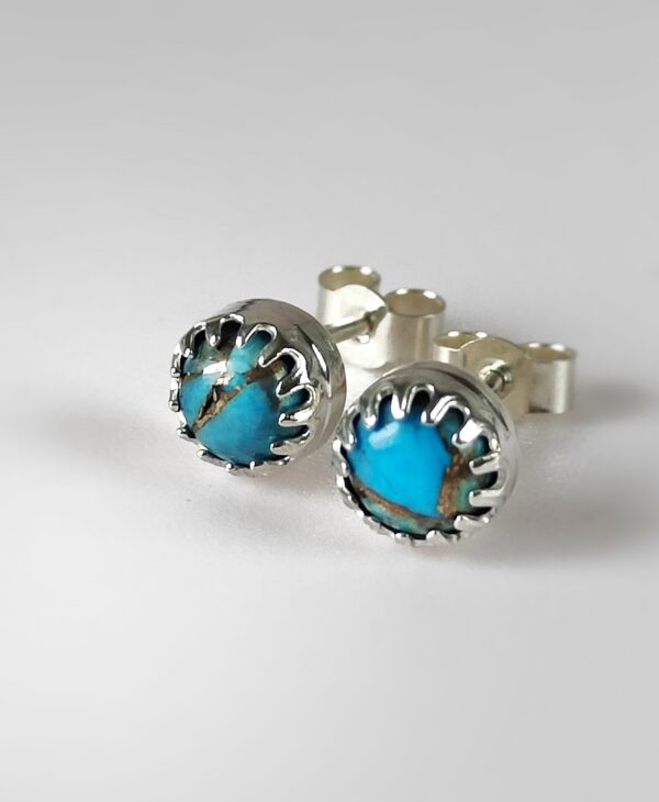 Puces d'oreilles Turquoise mohave – Image 3