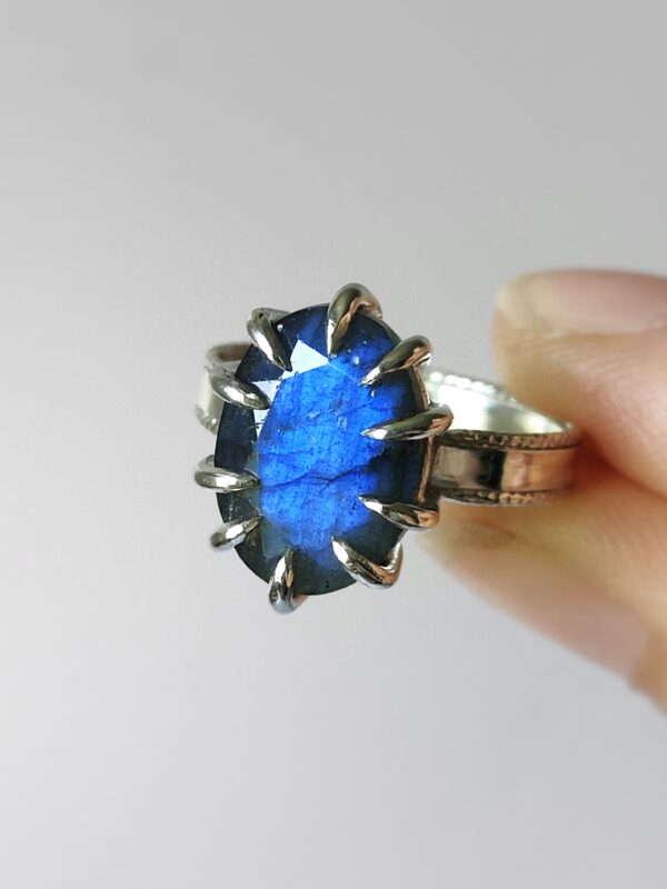 Bague Labradorite • Taille 56 – Image 3
