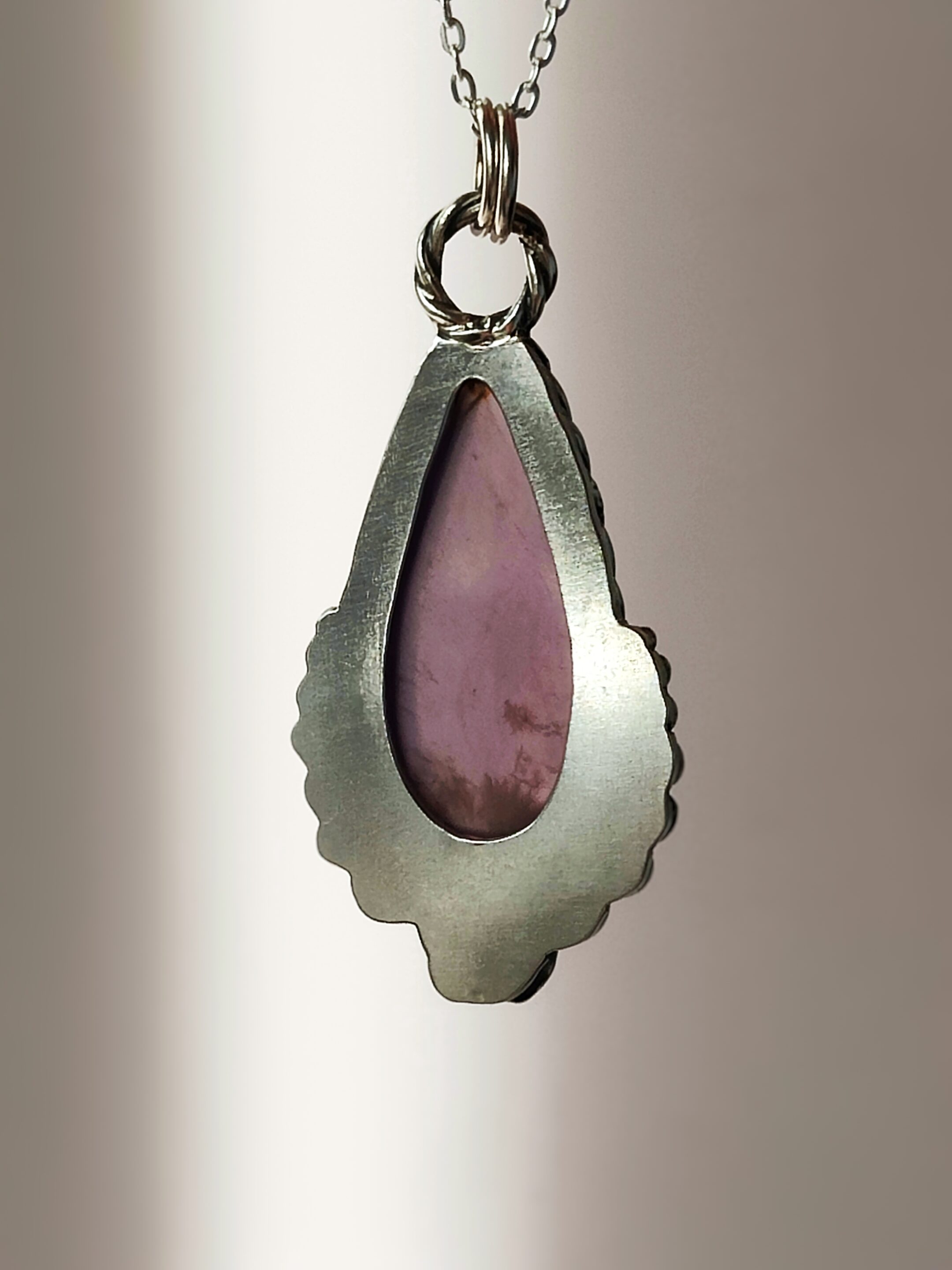 Collier Calcédoine violette – Image 6
