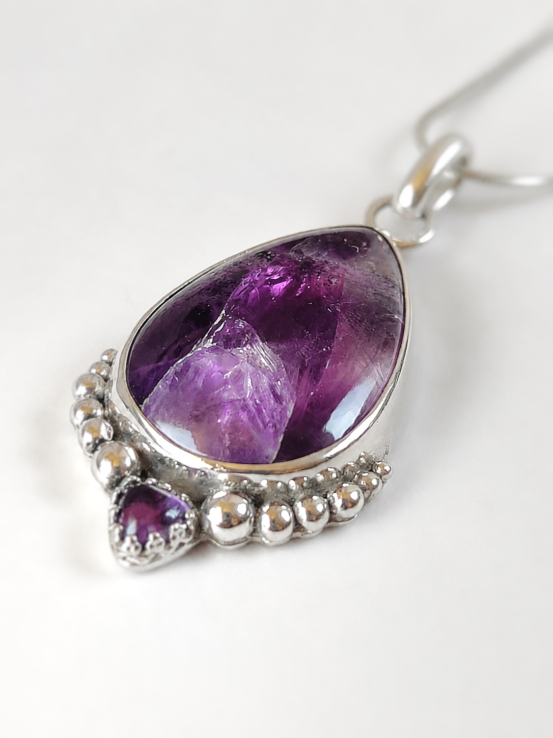 Collier Améthyste trapiche – Image 5