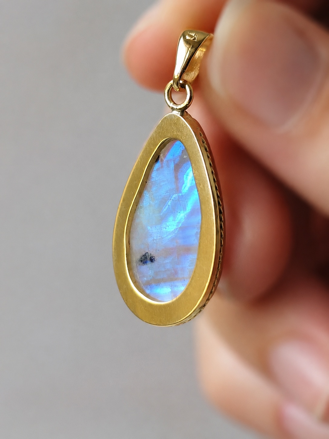 Parure Péristérite, bague & pendentif assortis • Prévente – Image 11