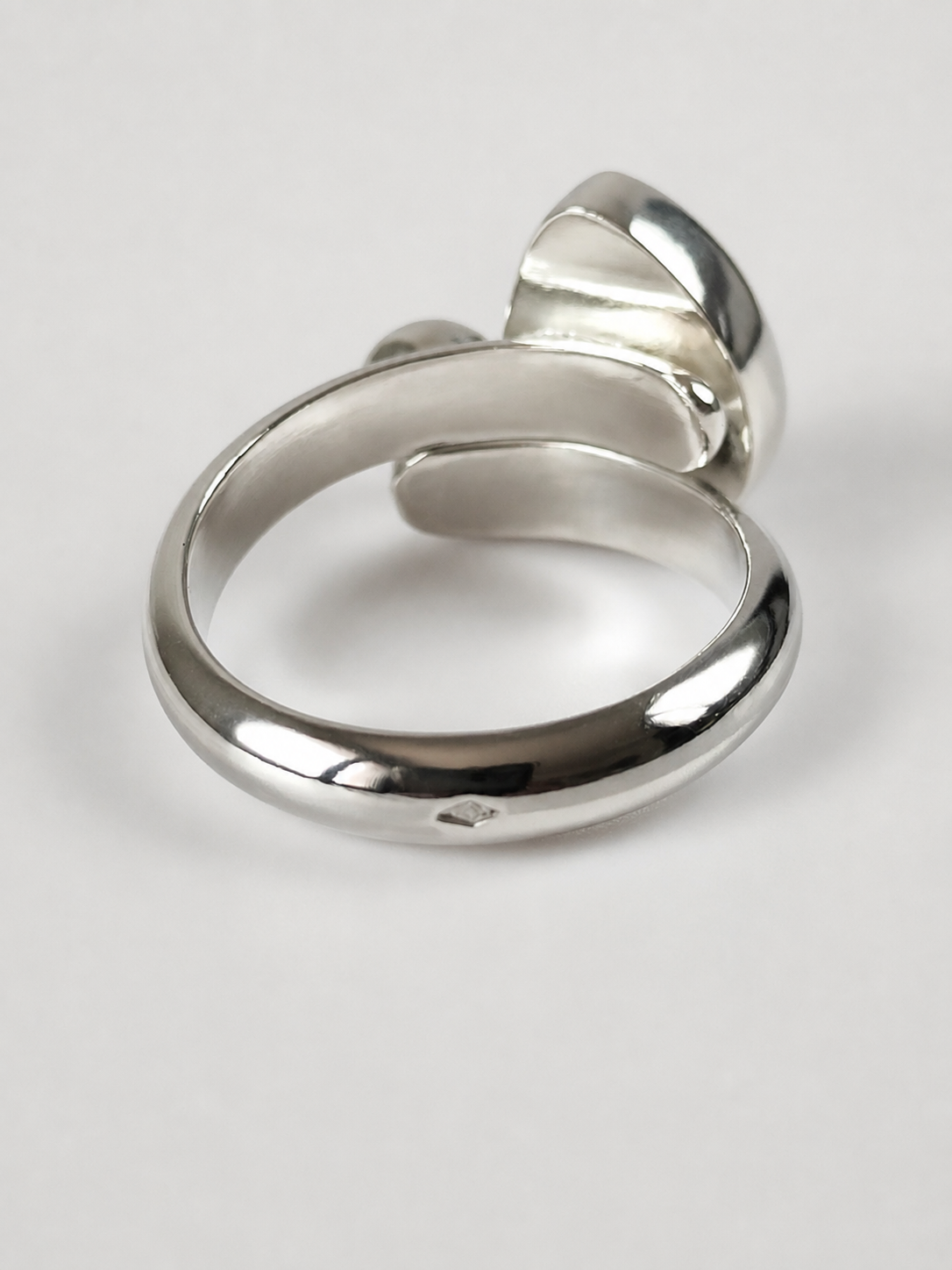 Bague Péristérite & Quartz rose • T 57 – Image 5