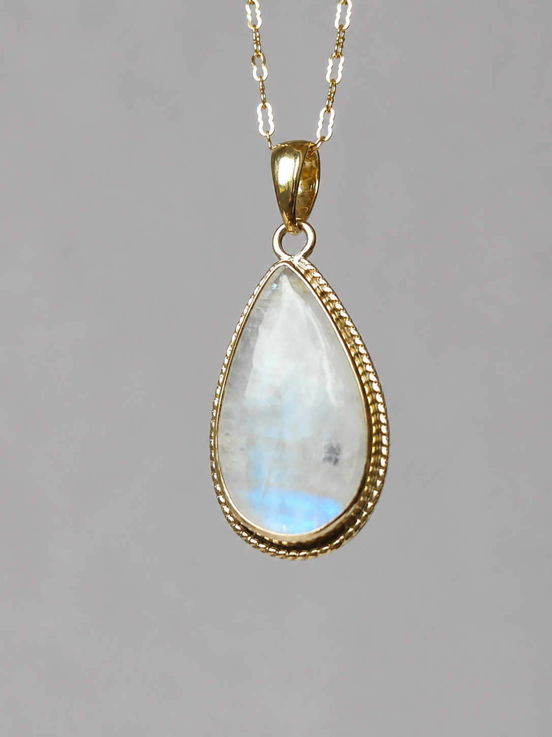 Parure Péristérite, bague & pendentif assortis • Prévente – Image 7