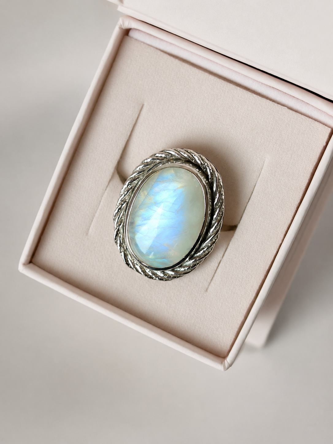 Bague Péristérite • T 57 – Image 5