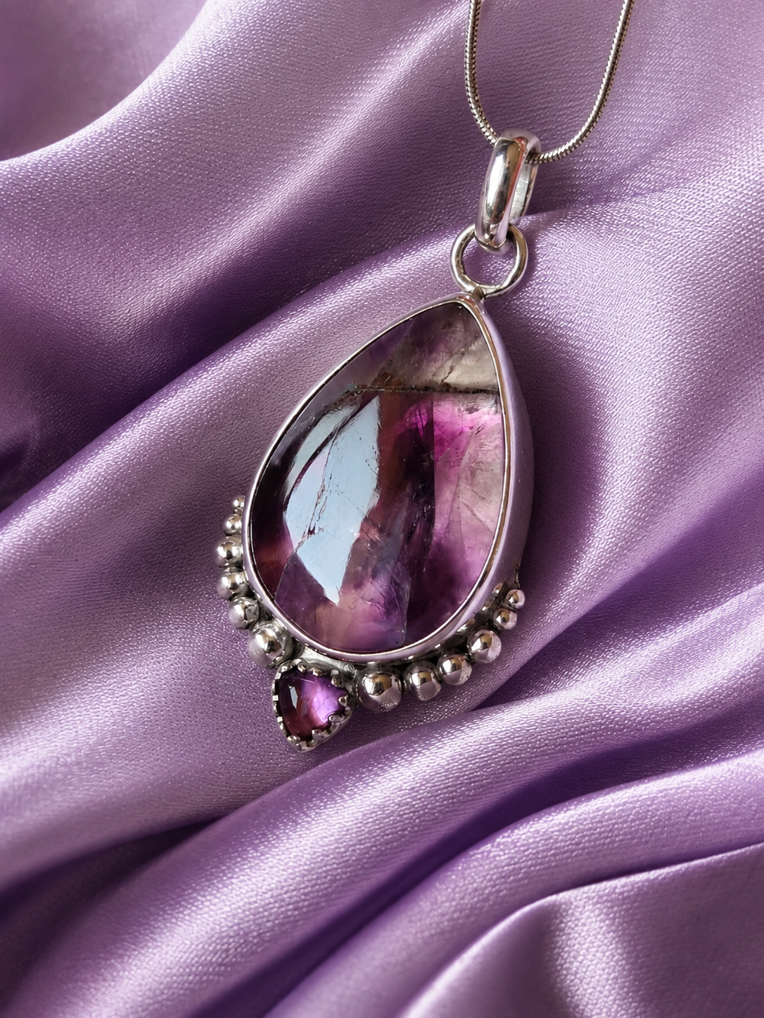 Collier Améthyste trapiche – Image 6