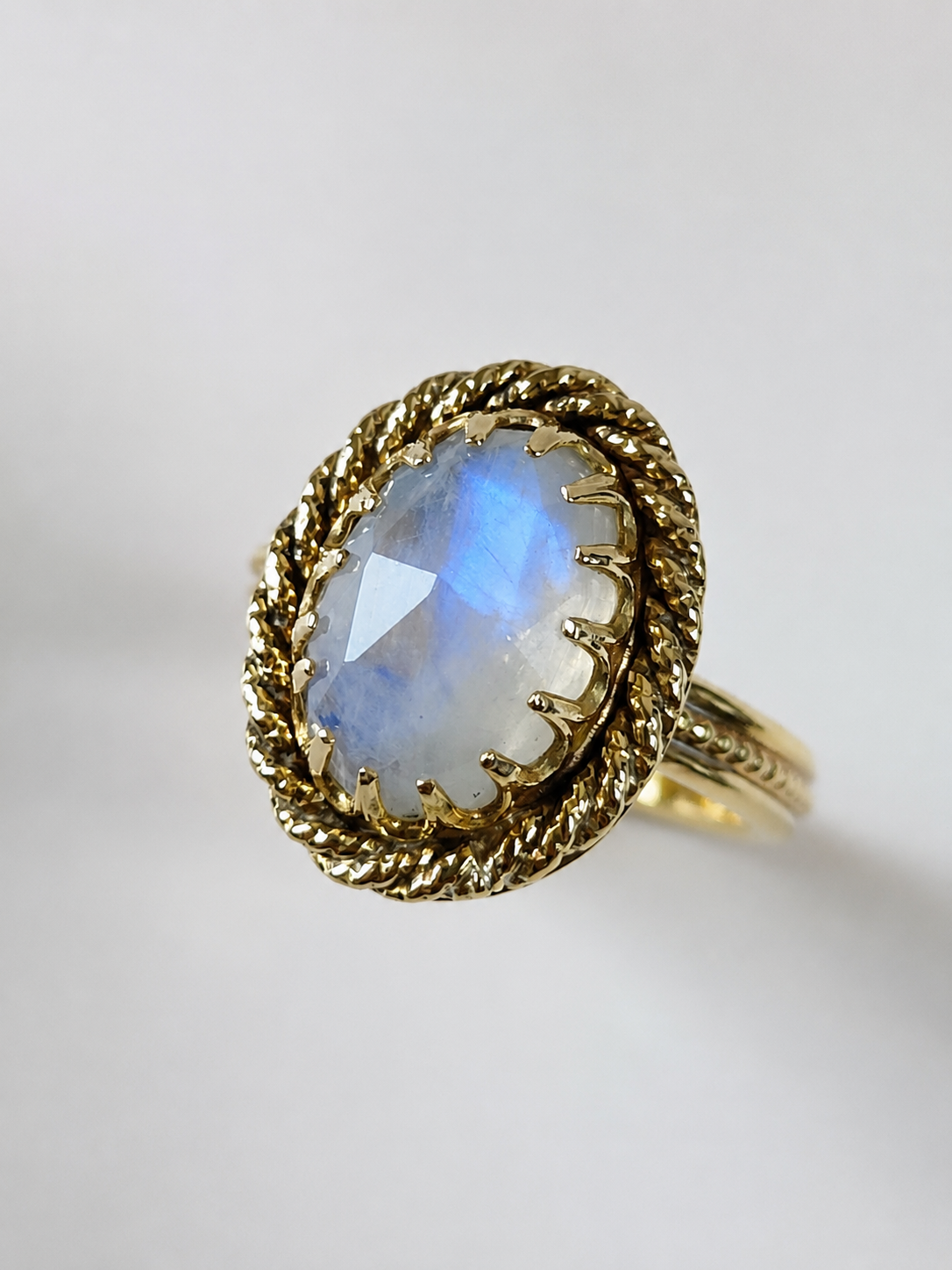 Parure Péristérite, bague & pendentif assortis • Prévente – Image 6