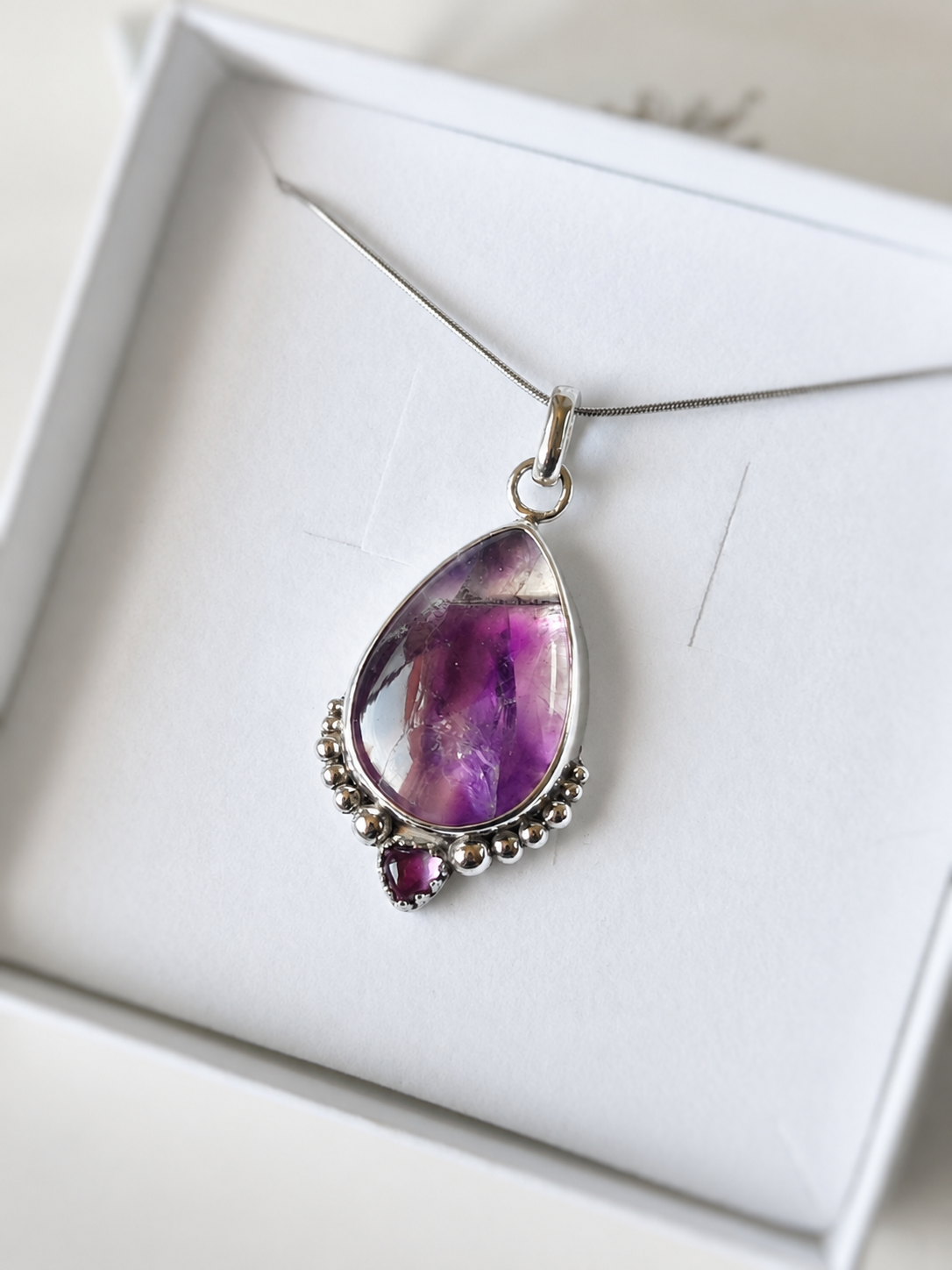Collier Améthyste trapiche – Image 4