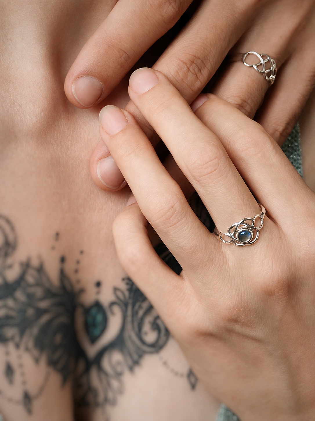 Bague Promesse Large • Taille & couleur au choix – Image 11