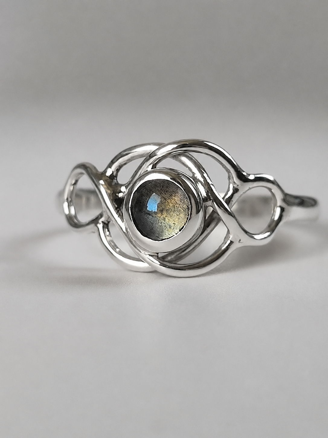 Bague Promesse Labradorite • Taille & couleur au choix – Image 6